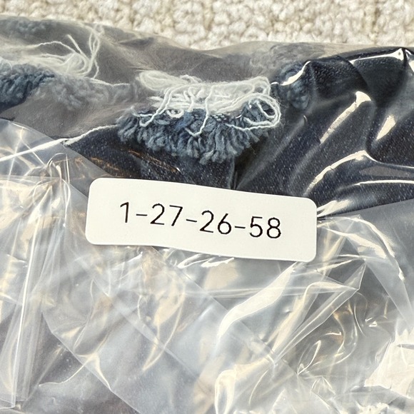 Banana Republic Jeans Womens 29 Mid Rise Crop Flare Raw Hem Dark Wash Denim - Picture 13 of 13